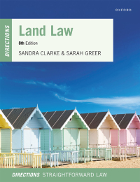 Cover image: Land Law Directions 8th edition 9780192856937
