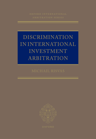 Cover image: Discrimination in Investment Treaty Arbitration 1st edition 9780192857262