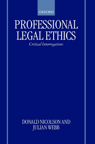 Imagen de portada: Professional Legal Ethics 9780191695261