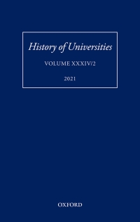 Imagen de portada: History of Universities: Volume XXXIV/2 9780192857545