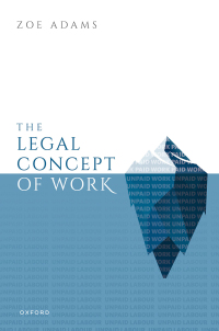 Cover image: The Legal Concept of Work 9780192857774