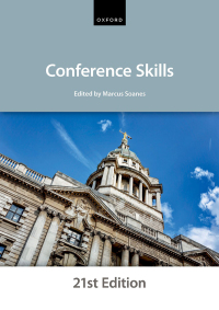 Cover image: Conference Skills 21st edition 9780192857903