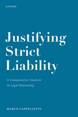 Immagine di copertina: Justifying Strict Liability 9780192859860