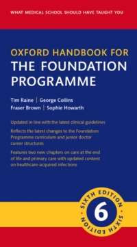 Cover image: Oxford Handbook for the Foundation Programme 6th edition 9780192678812