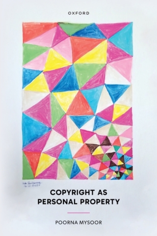 Cover image: Copyright as Personal Property 1st edition 9780192864420