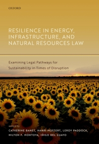 Cover image: Resilience in Energy, Infrastructure, and Natural Resources Law 9780192679789