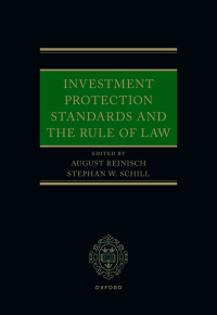Titelbild: Investment Protection Standards and the Rule of Law 9780192864581
