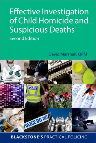 Cover image: Effective Investigation of Child Homicide and Suspicious Deaths 2e 2nd edition 9780192689177