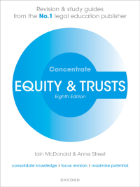 صورة الغلاف: Equity and Trusts Concentrate 8th edition 9780192689504