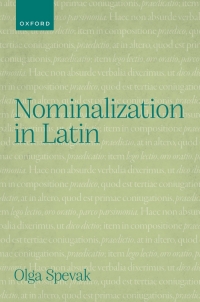 Cover image: Nominalization in Latin 9780192866011