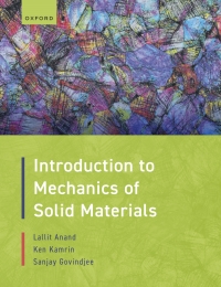 Cover image: Introduction to Mechanics of Solid Materials 9780192866073