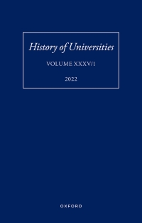 表紙画像: History of Universities XXXV / 1 9780192867445