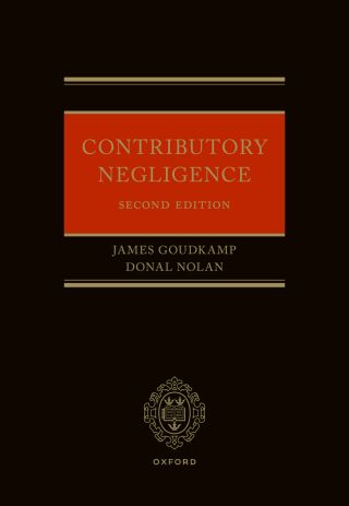 Cover image: Contributory Negligence 2nd edition 9780192867919