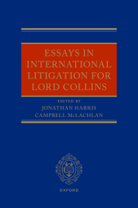 Cover image: Essays in International Litigation for Lord Collins 9780192867988