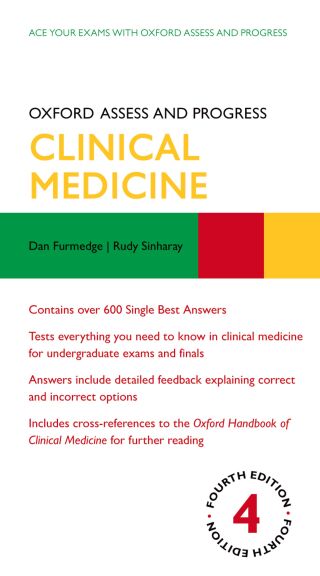 Imagen de portada: Oxford Assess and Progress: Clinical Medicine 4th edition 9780192868411