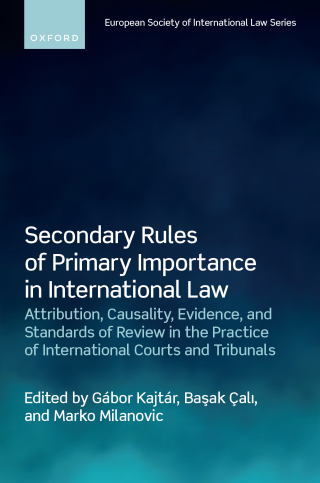 Titelbild: Secondary Rules of Primary Importance in International Law 9780192869012