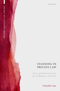 Imagen de portada: Standing in Private Law 9780192869661