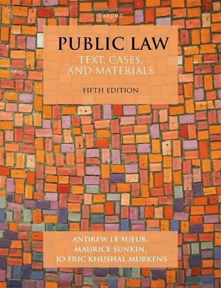 Cover image: Public Law 5th edition 9780192870612
