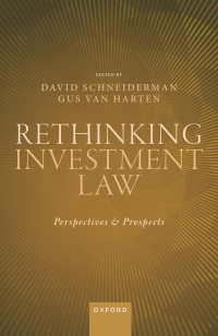 Titelbild: Rethinking Investment Law 9780192871084