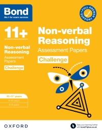 Imagen de portada: Bond 11+: Bond 11+ Non-verbal Reasoning Challenge Assessment Papers 10-11 years: Ready for the 2024 exam 9780192778314