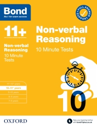 Imagen de portada: Bond 11+: Bond 11+ 10 Minute Tests Non-verbal Reasoning 10-11 years: Ready for the 2024 exam 9780192778406