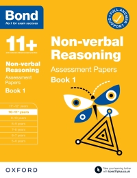 Imagen de portada: Bond 11+: Non-verbal Reasoning Assessment Papers Book 1 10-11 Years: Ready for the 2024 exam 9780192776433