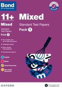 Imagen de portada: Bond 11+: Bond 11+ Mixed Standard Test Papers: Pack 1: Ready for the 2024 exam 9780192779373