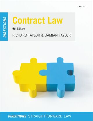 Cover image: Contract Law Directions 9th edition 9780192873507