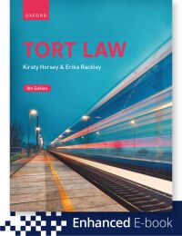 Cover image: Tort Law 8th edition 9780192874481