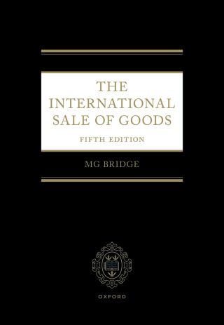 Cover image: The International Sale of Goods 5th edition 9780192882424