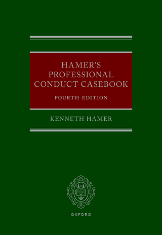 Cover image: Hamer's Professional Conduct Casebook 4th edition 9780192883384