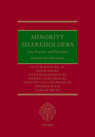 Imagen de portada: Minority Shareholders 7th edition 9780192899644