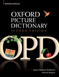Imagen de portada: Oxford Picture Dictionary Monolingual (American English) dictionary for teenage and adult students 9780194369763