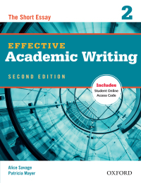Imagen de portada: Effective Academic Writing 2nd Edition: Student Book 2 2nd edition 9780194416269