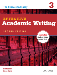 Cover image: Effective Academic Writing 2nd Edition: Student Book 3 2nd edition 9780194416269