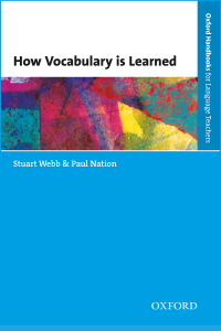 Imagen de portada: How Vocabulary is Learned 1st edition 9780194403559