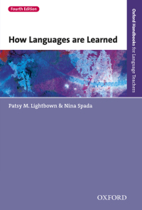 Imagen de portada: How Languages are Learned - Oxford Handbooks for Language Teachers 4th edition 9780194541268