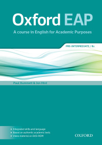 Cover image: Oxford EAP Pre-intermediate/B1 Student Book 9780194002080