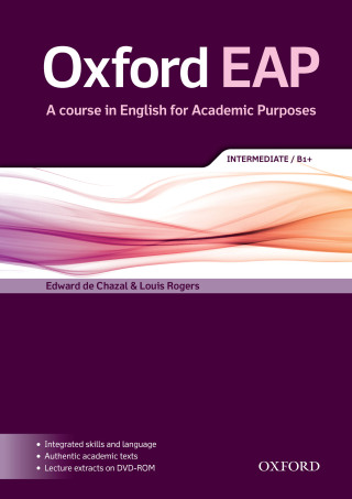 Cover image: Oxford EAP Intermediate/ B1+ Student Book 9780194001939