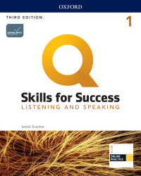 صورة الغلاف: Q: Skills for Success 3E Level 1 Listening and Speaking Student's Book 3rd edition 9780194905015