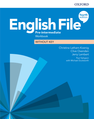 Imagen de portada: English File 4E Pre-intermediate Workbook 4th edition 9780194037709