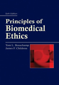Cover image: Principles of Biomedical Ethics 6th edition 9780199899722
