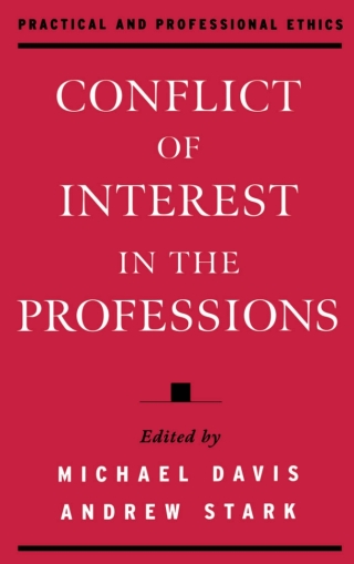 Cover image: Conflict of Interest in the Professions 1st edition 9780195128635