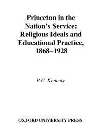 Cover image: Princeton in the Nation's Service 9780195120714