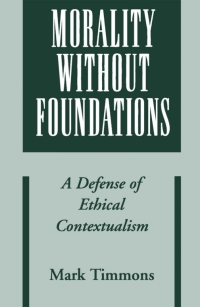 Cover image: Morality without Foundations 9780195176544