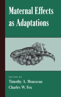 Titelbild: Maternal Effects As Adaptations 1st edition 9780195111637