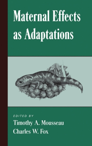 Imagen de portada: Maternal Effects As Adaptations 1st edition 9780195111637