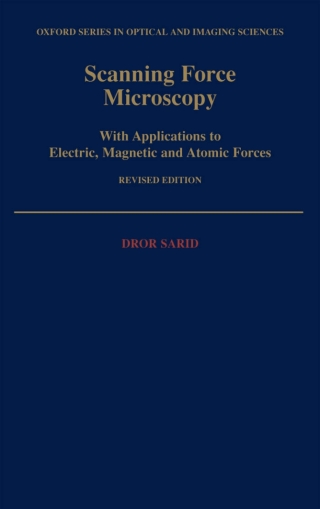 Cover image: Scanning Force Microscopy 9780195092042