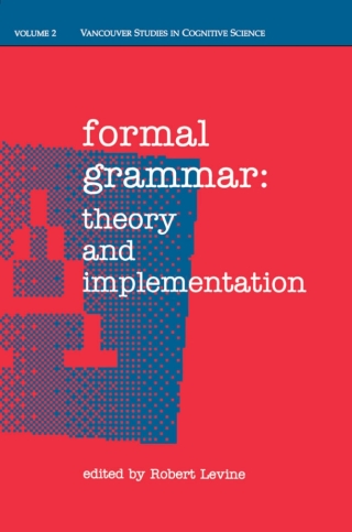 Imagen de portada: Formal Grammar 1st edition 9780195073102