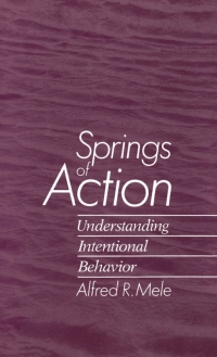 Cover image: Springs of Action 9780195071146
